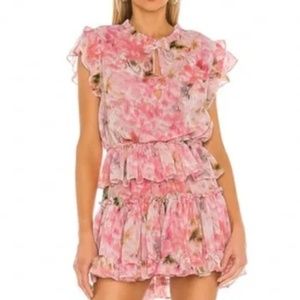 Lilian Dress in Taza Floral MISA Los Angeles